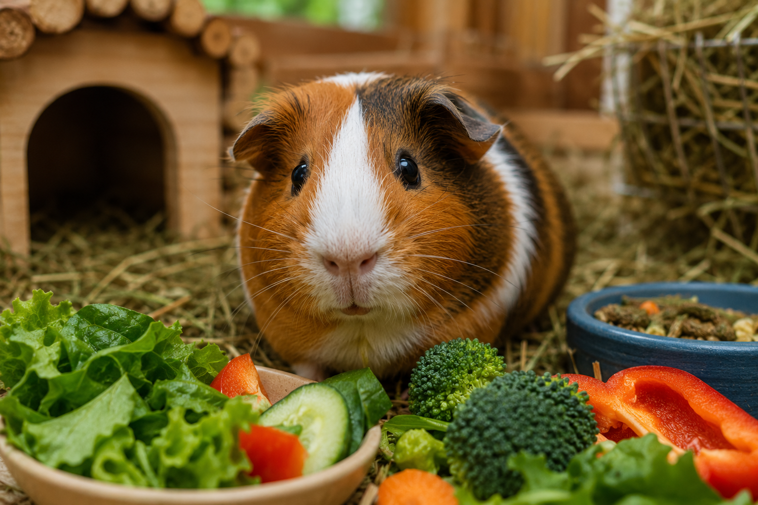 Vitamine C bij cavia's: waarom het zo belangrijk is en hoe je een tekort voorkomt