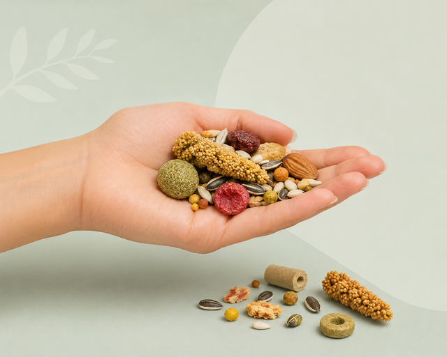 Snacks voor vogels
