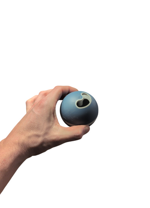 Trixie Snack Ball Dog en plastique/TPR bleu - Jeu d'intelligence avec distributeur de friandises