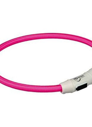 Trixie Flash Leuchtring USB Pink