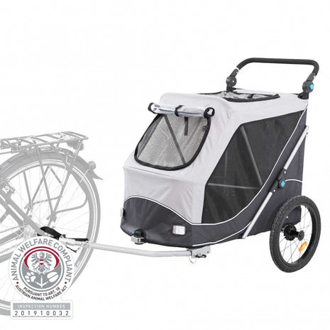 Trixie Fahrrad-Anhänger für Hunde