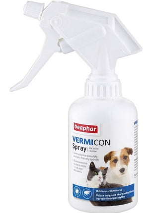 Beaphar Vermicon Spray dla psa i kota przeciwko pchłom i kleszczom 250ml