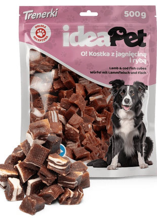 IdeaPet Kostka z jagnięciną i rybą 500g