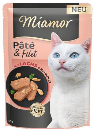 Miamor Pate & Filet Łosoś & Kurczak saszetka 85g