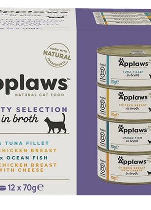 Applaws puszki dla kota Multipack Mixed 12x70g