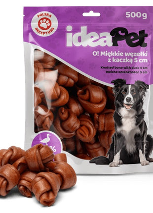 IdeaPet Miękkie węzełki z kaczką 5cm 500g