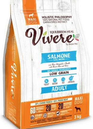Vivere Maxi Adult Salmon 12kg (4x3kg) Karma Monobiałkowa z Łososiem dla dużych ras