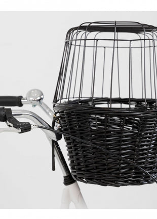 Trixie Fahrradkorb aus Weide mit Gitter