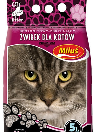 Miluś Premium żwir zbrylający bentonitowy 5L