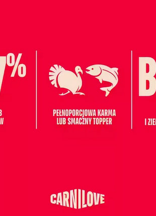 Carnilove Dog Salmon & Turkey Adult - łosoś i indyk puszka 400g