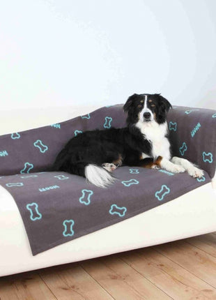 Trixie Fleecedecke Barney Knochenmotiv