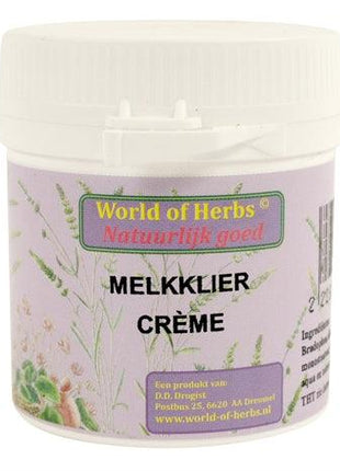 World Of Herbs Fytotherapie Melkklier Creme