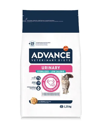 Advance Veterinary Diet Cat Urinary Sterilized Minder Calorieën