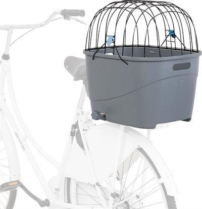 Panier de vélo Trixie pour porte-bagages avec dôme métallique – Pour chiens jusqu'à 10 kg – 46 x 36 x 47 cm