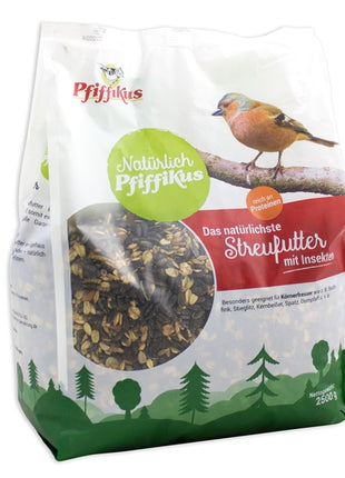 Natürlich Pfiffikus Streufutter mit Insekten 2,5kg
