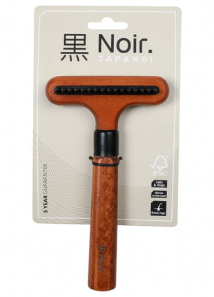 EBI Noir Japandi Entwirrungsharke mit rotierenden Zinken