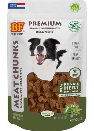 Bf Petfood Meat Chunks Rund En Hert