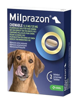 Krka Milprazon Kauwtabletten Ontwormingstabletten Hond