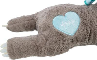 Trixie Pluche Luiaard Grijs Met Heartbeat Voor Puppy