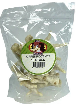 Petsnack Kippenpoten Wit