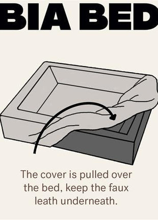 Bia Bed Rib Hoes Hondenmand Zand