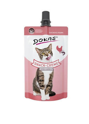 Dokas Cat Snack-Creme Huhn & Garnele 90g