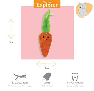 Happy Pet Tabby Patch Wortels Met Catnip