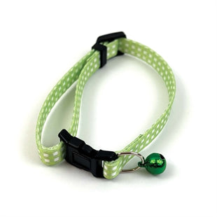 Happy Pet Tabby Patch Halsband Kat Ruit Groen