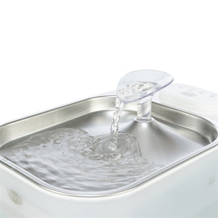 Trixie Drinkfontein Aqua Square Kunststof / Rvs Wit 23,5X16X15,5 Cm