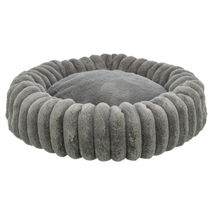 Trixie Hondenmand Lonni Rond Brede Ribstof Antraciet 60X60X13Cm