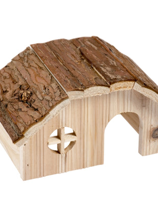 Duvoplus Kleintierhaus mit Rindendach