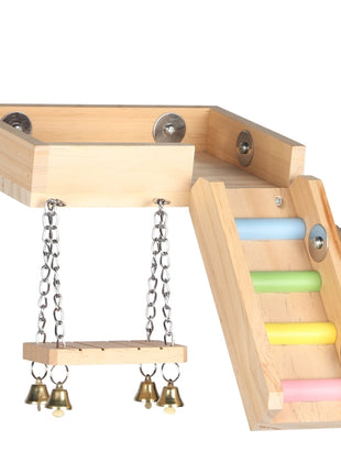 Duvoplus Spielplattform aus Holz