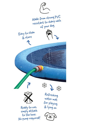 Duvoplus Wasserspielmatte Splash