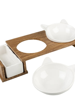 Duvoplus Dinner Set Stone UP Kitty Face