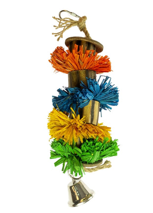 Duvoplus Vogelspielzeug Bastgras-Pompon