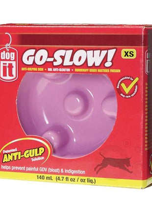 DOGIT Go-Slow Anti-Schling-Napf Rosa 140 ml