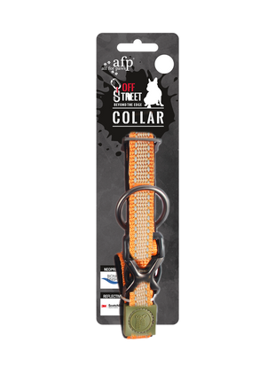 AFP Off Street - Dog Collar Mandarijn