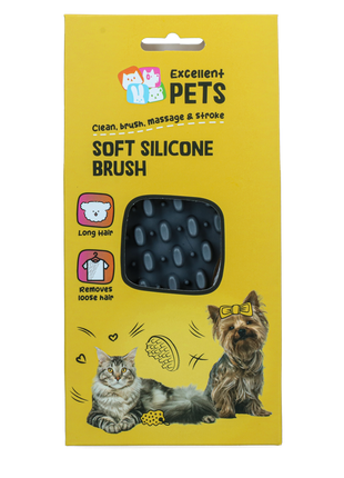 Excellent Pets Soft Silicone Brush Lang haar