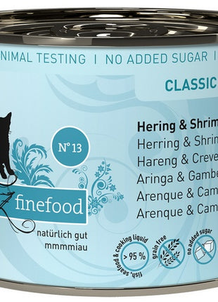 Catz Finefood Classic Śledź i Krewetki (N.13) puszka 200g