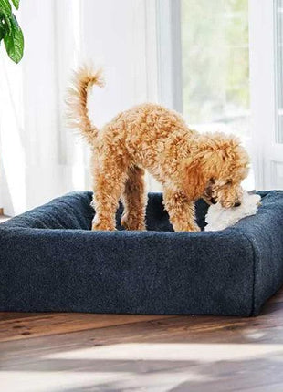 Bia Bed Fleece Overtrek Hondenmand Grijs - Hoes voor BIA 45X45 cm