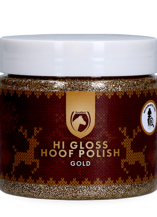 Excellent Horse Christmas Hi Gloss Hoof Polish Goud 150 ml