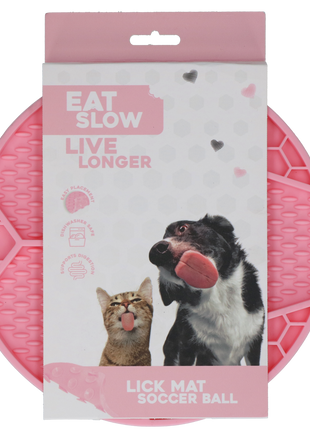 Eat Slow Live Longer Lick Mat Soccer Ball