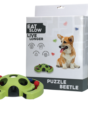 Eat Slow Live Longer Puzzle Beetle