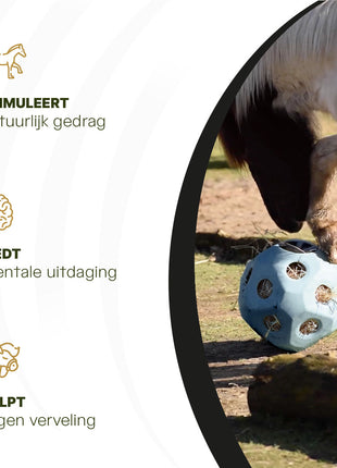 Excellent Horse Feed & Play Ball Blauw