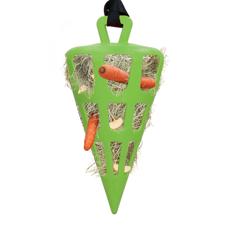 Hay Slow Feeder Fun & Flex Carrot Groen