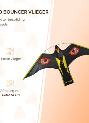 Knock Pest Vogel Verschrikker vlieger los