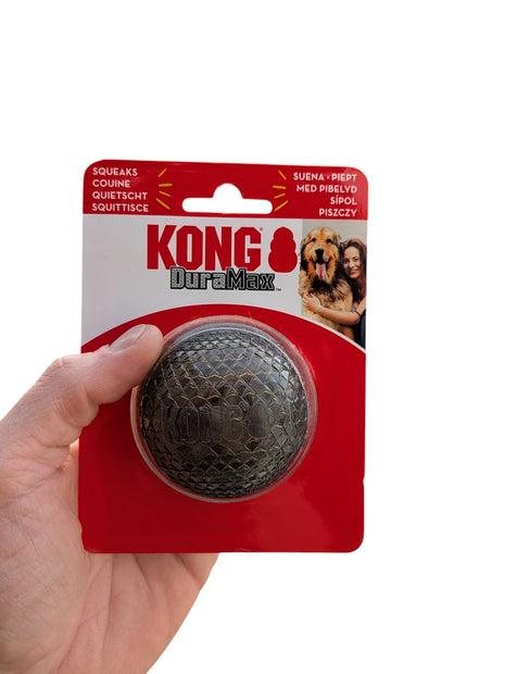 Balle Kong Duramax - Balle pour chien extrêmement résistante avec couineur