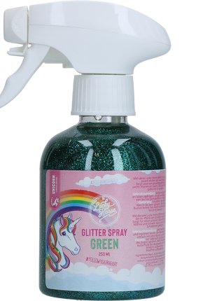 Lucky Horse Unicorn Glitterspray Groen