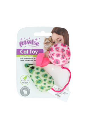 Pawise Cat Toy - Mice & Ball
