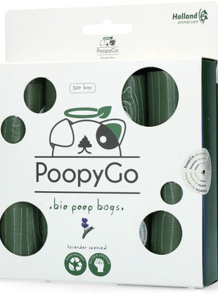 PoopyGo Eco friendly 120 st. (8x15 zakjes) Lavendelgeur
